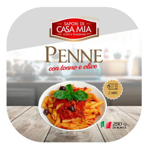 Penne con tonno e olive