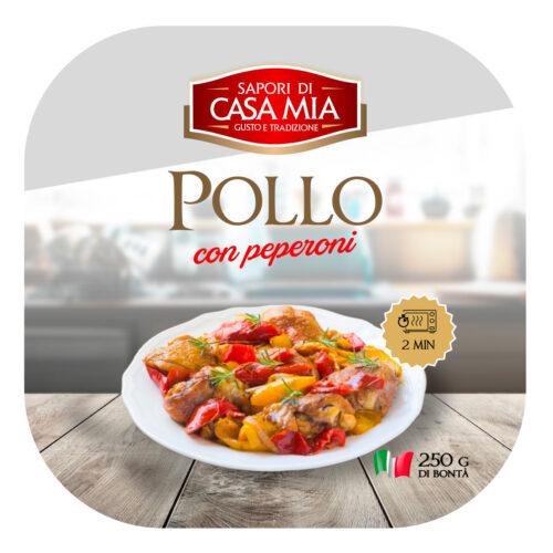 Pollo con peperoni