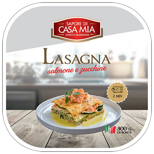 Lasagne salmone e zucchine