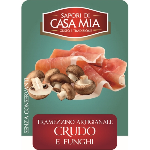 Prosciutto crudo, funghi