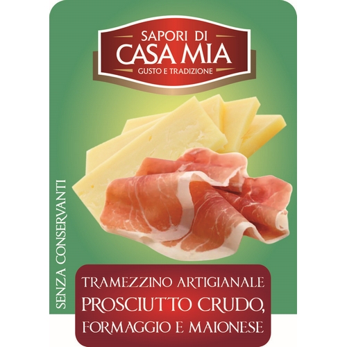 Prosciutto crudo, formaggio e maionese