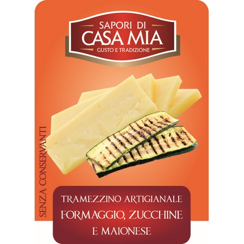 Formaggio, zucchine e maionese