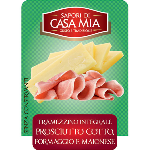 Integrale prosciutto cotto, formaggio e maionese