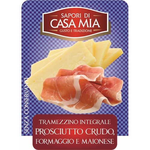 Integrale prosciutto crudo, formaggio e maionese